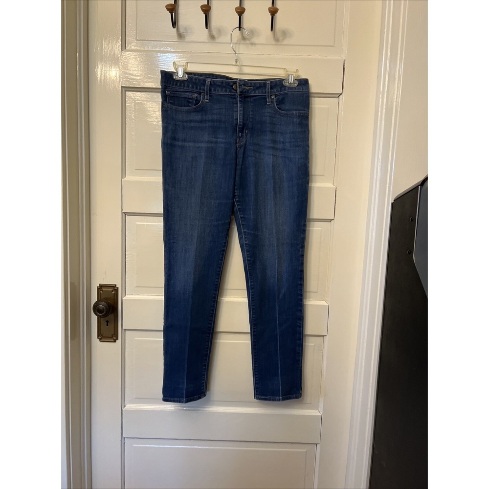 Levis 712 Slim Jeans Womens 31 Blue Mid Rise Medium Wash 712-4309 Denim